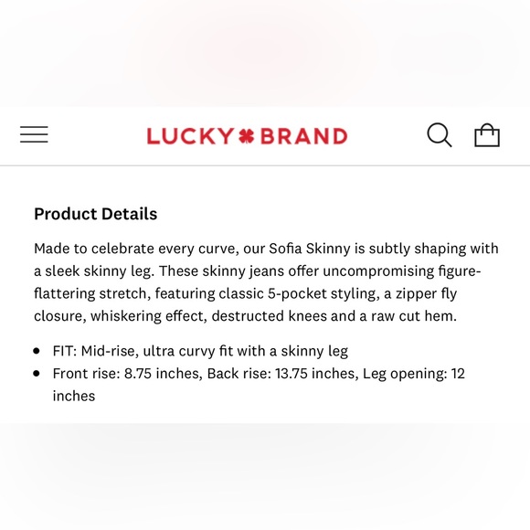 Lucky Women’s Sofia Skinny Jean - Picture 6 of 6